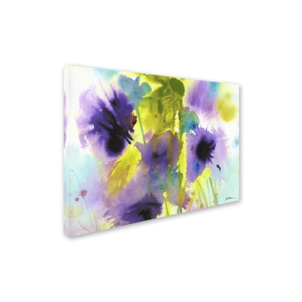 Sheila Golden 'Shades Of Violet' Canvas Art,18x24